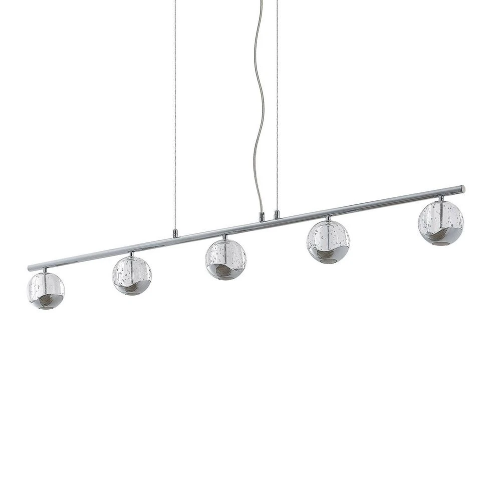 Lucande Kilio Led Hängeleuchte Hängeleuchte Hängelampe Leuchte 5 Flammig Chrom B-Ware - 4251911744002