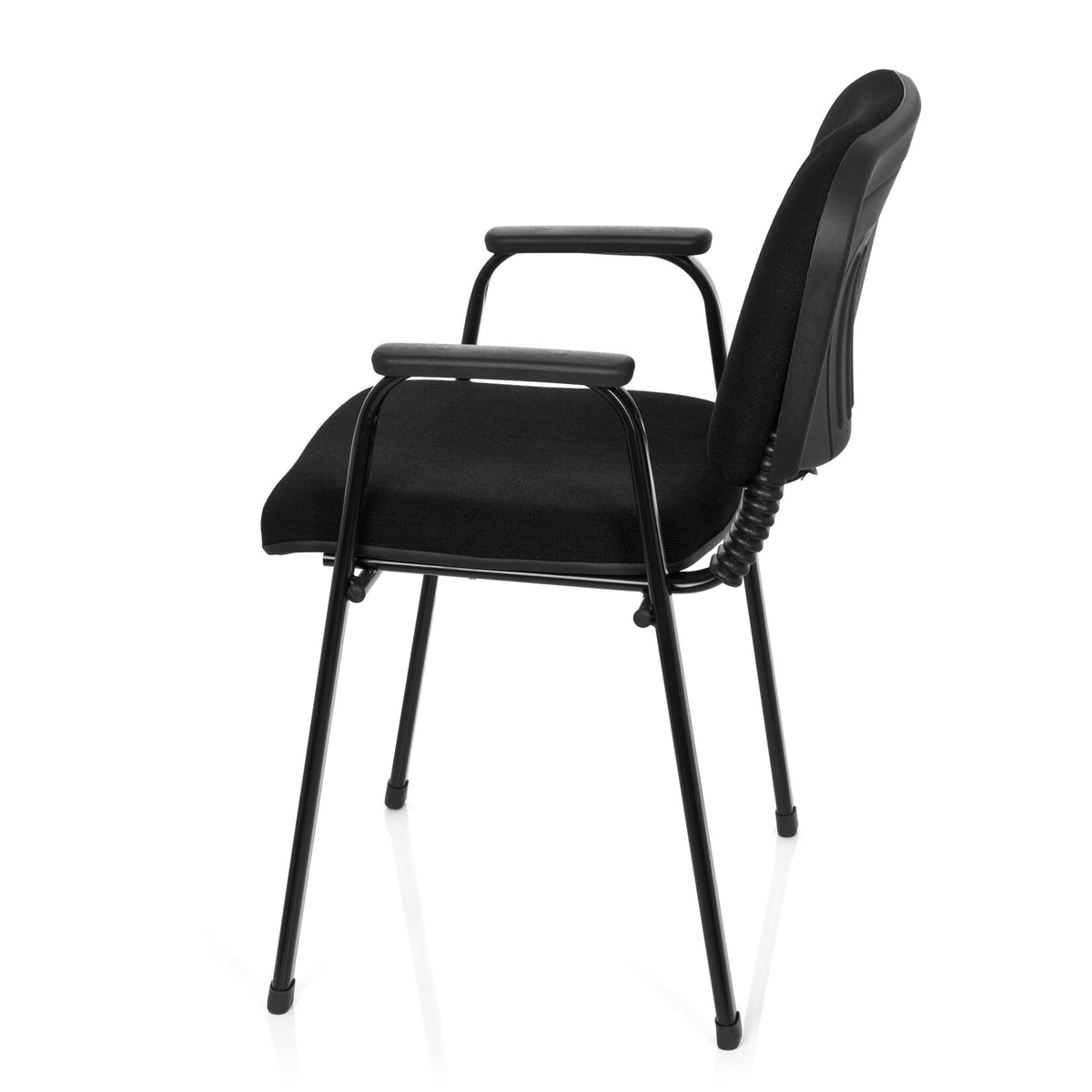 hjh OFFICE XT 600 XL Besucherstuhl Lehnstuhl Konferenzstuhl Lounge Stuhl schwarz - 4251084639648