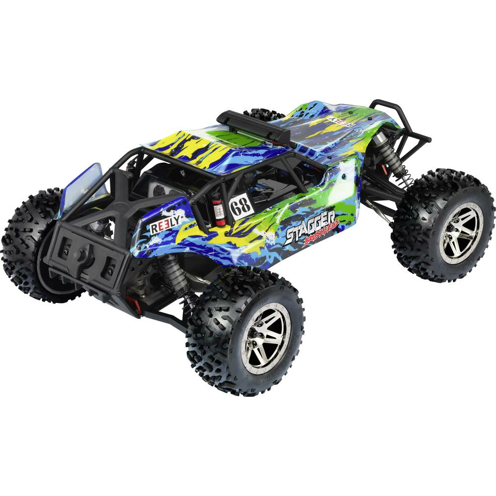 B-Ware Reely Stagger Brushless 1:10 Rc Modellauto Elektro Buggy Auto Allradantrieb 4 Wd