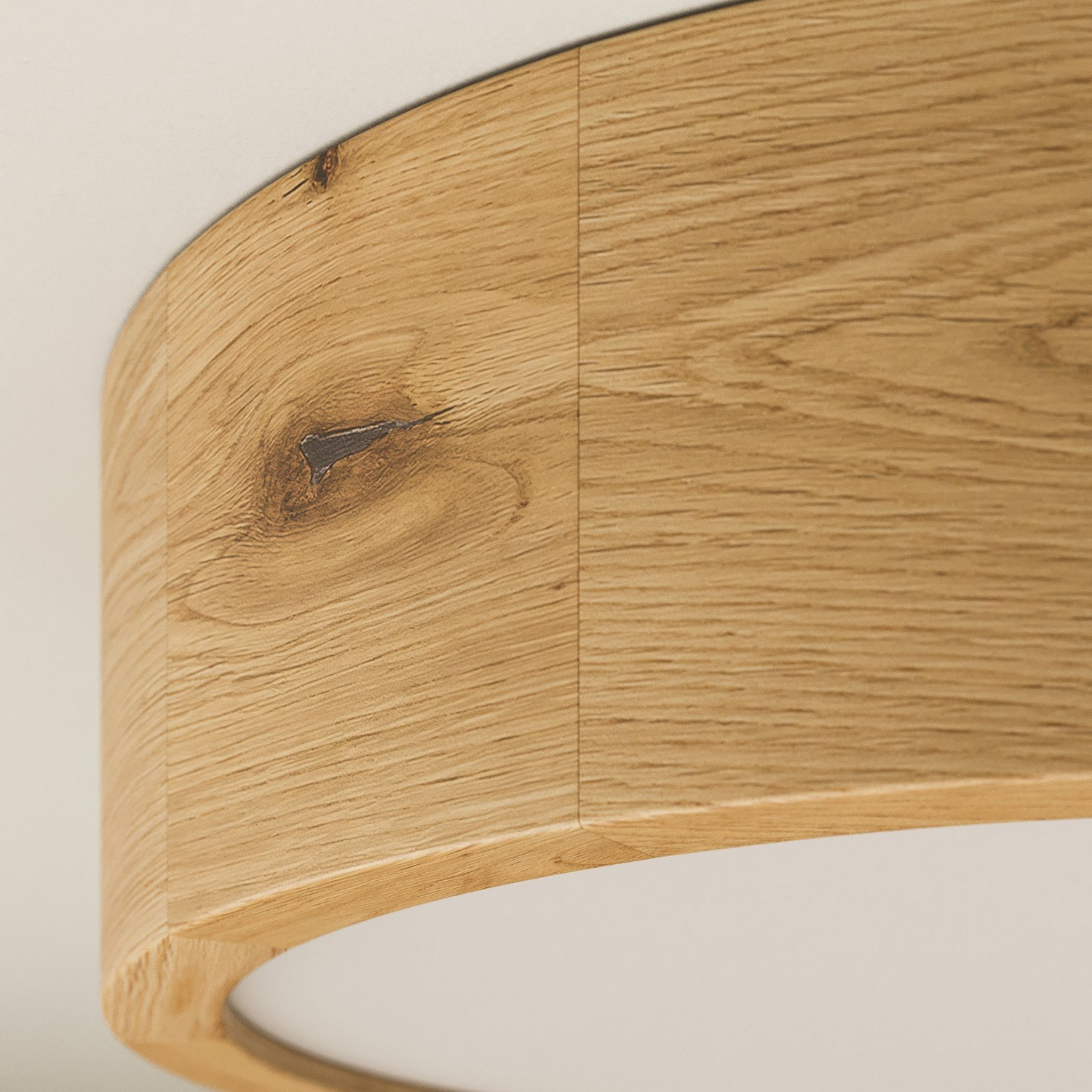 B-Ware Envostar Kerio Deckenlampe ø 27 Cm Eiche Natur Deckenleuchte Lampe Leuchte Spot