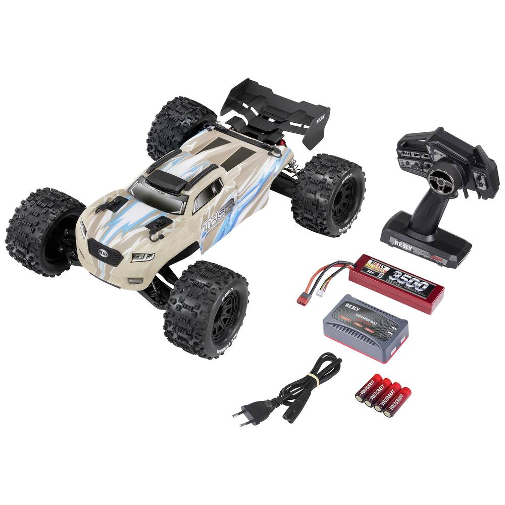 Reely Thor Chalk Grey Brushless 1:10 RC Model Car Electric Monster Truck All-Wheel Drive