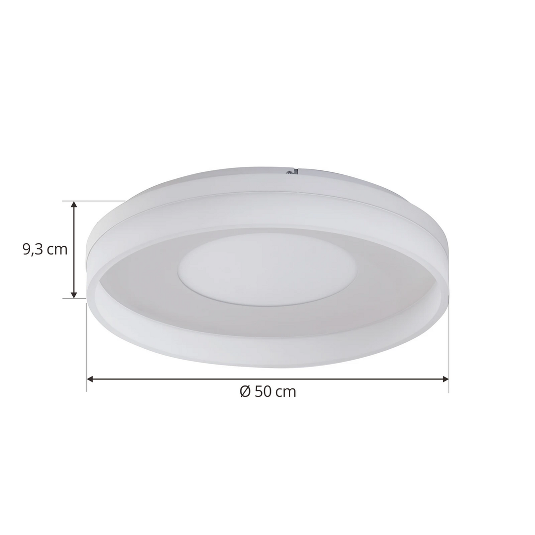 Lucande Smart LED-Deckenleuchte Squillo Deckenlampe Leuchte weiß Tuya RGBW CCT