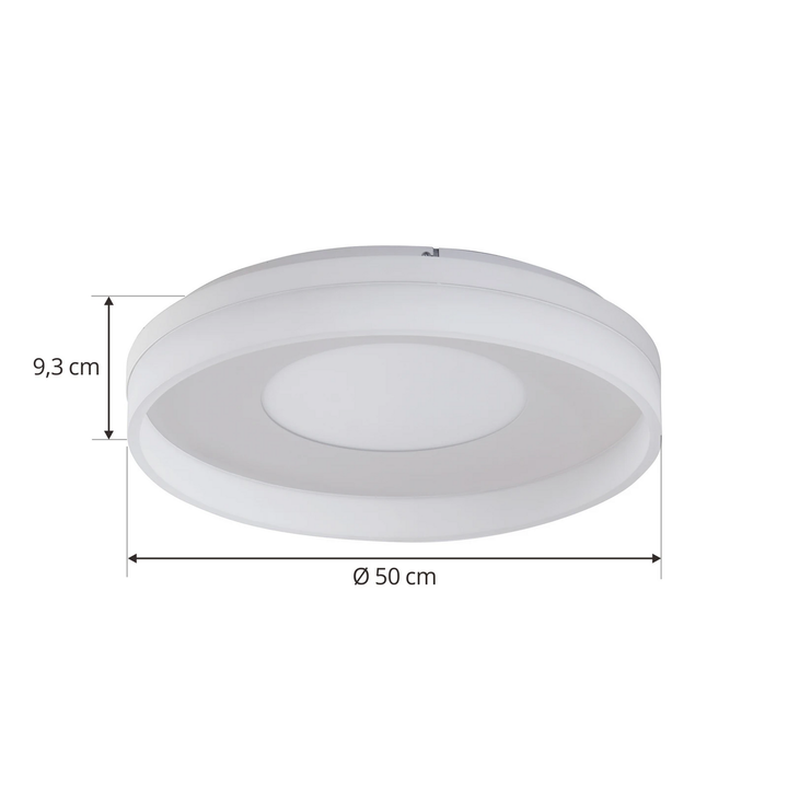 Lucande Smart LED-Deckenleuchte Squillo Deckenlampe Leuchte weiß Tuya RGBW CCT