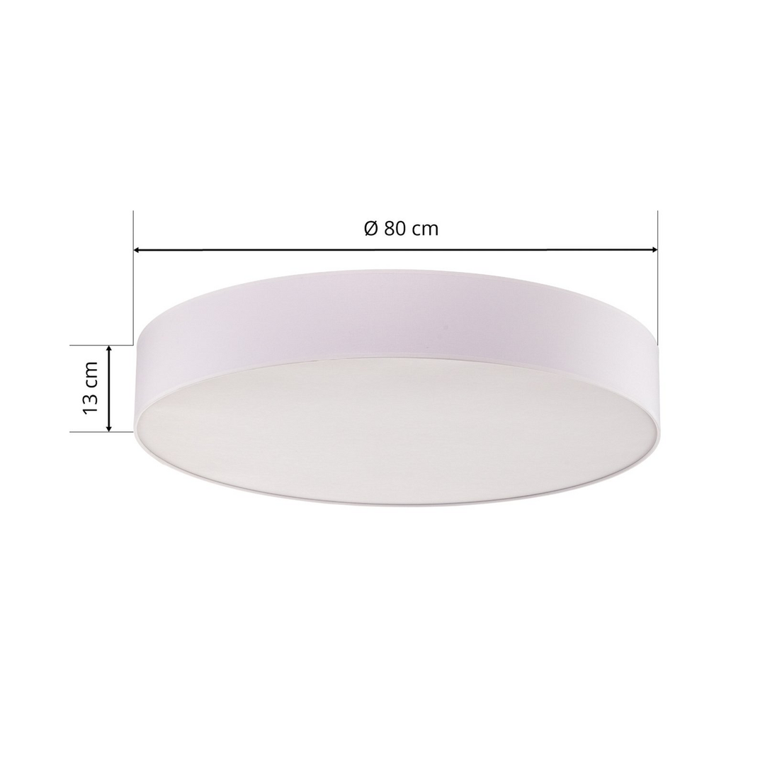 Euluna Deckenlampe Deckenlicht Lampe Leuchte Hängeleuchte Rondo Weiß ø 80cm 508 B-Ware