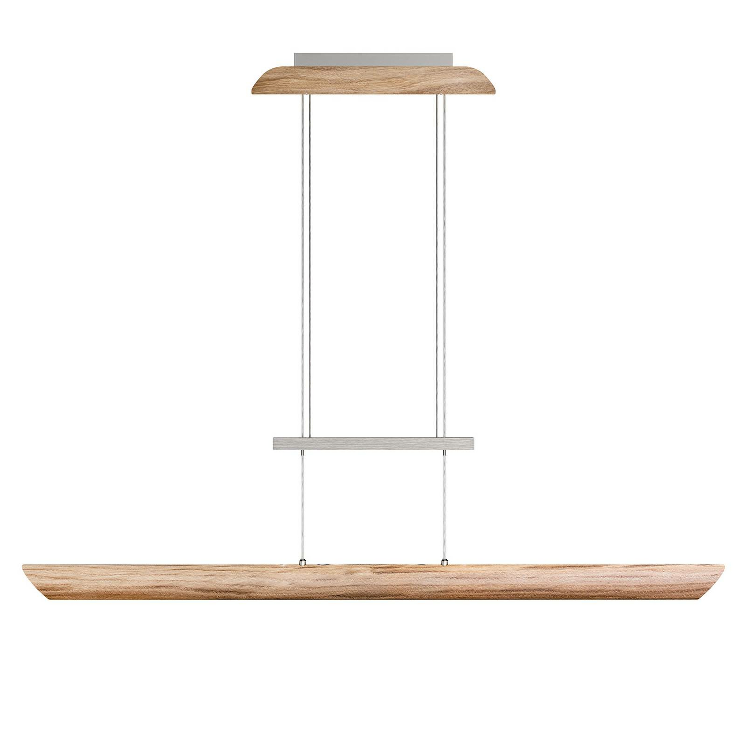 Suspension LED Elobra Colombia S, lampe suspendue, plafonnier, chêne naturel 