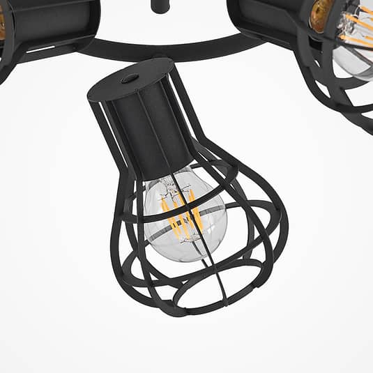 Lindby Nurja Deckenleuchte Rondell Deckenlampe Deckenlicht Leuchte Lampe Licht