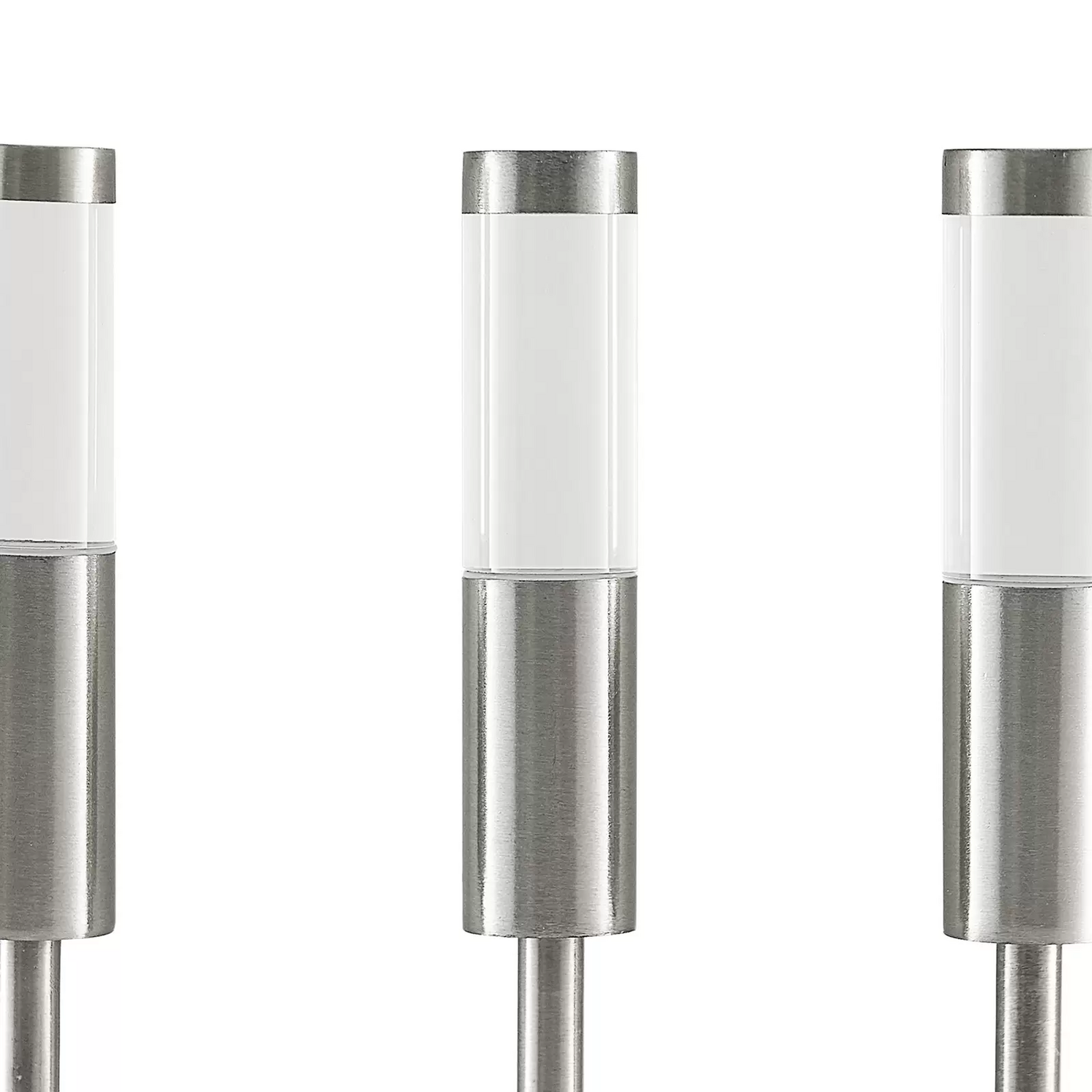 B-Ware Prios Edinai Led Außenstrahler Erdspieß 3er Set Outdoor Außenleuchte Lampe Licht