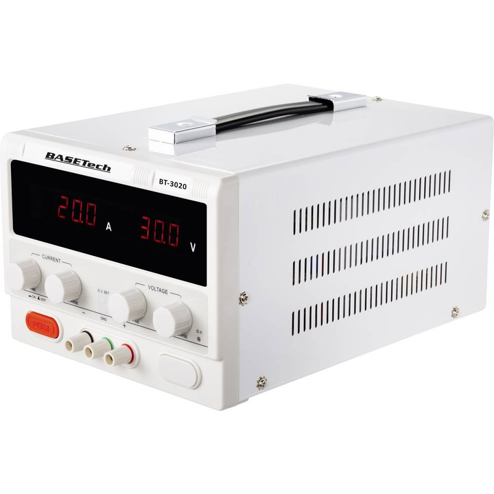 Basetech BT-3020 Labornetzgerät einstellbar 0 - 30 V/DC 0 - 20 A 600 W Netzgerät