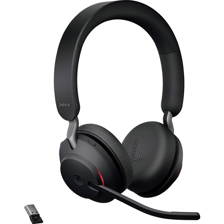 Jabra Evolve2 65 MS Telefon On Ear Headset Kopförer kabellos Ohrhöhrer