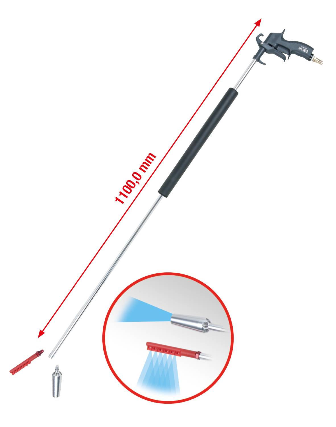 B-Ware Ks Tools 515.1915 Druckluft Ausblaspistole Druckluftpistole