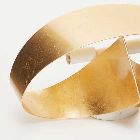 Selène Goldene Designer Wandleuchte Scudo Wandleuchte Wandlampe Wandlicht Lampe  B-Ware
