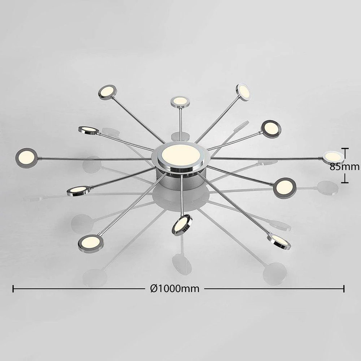 Lindby LED-Deckenlampe Meru Deckenleuchte Deckenlicht Wandleuchte Lampe Leuchte