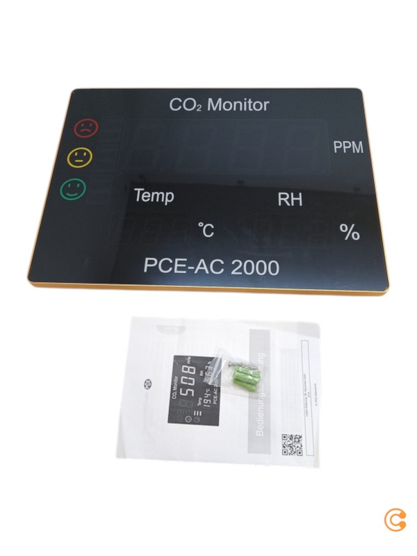 PCE Instruments Gasmessgerät PCE-AC 2000 Gasmeter CO2-Messgerät SIEHE TEXT/FOTO