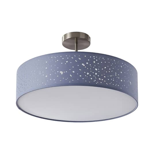 Plafonnier Lindby, lampe, éclairage, Umma, avec indication de distance, gris, qualité B