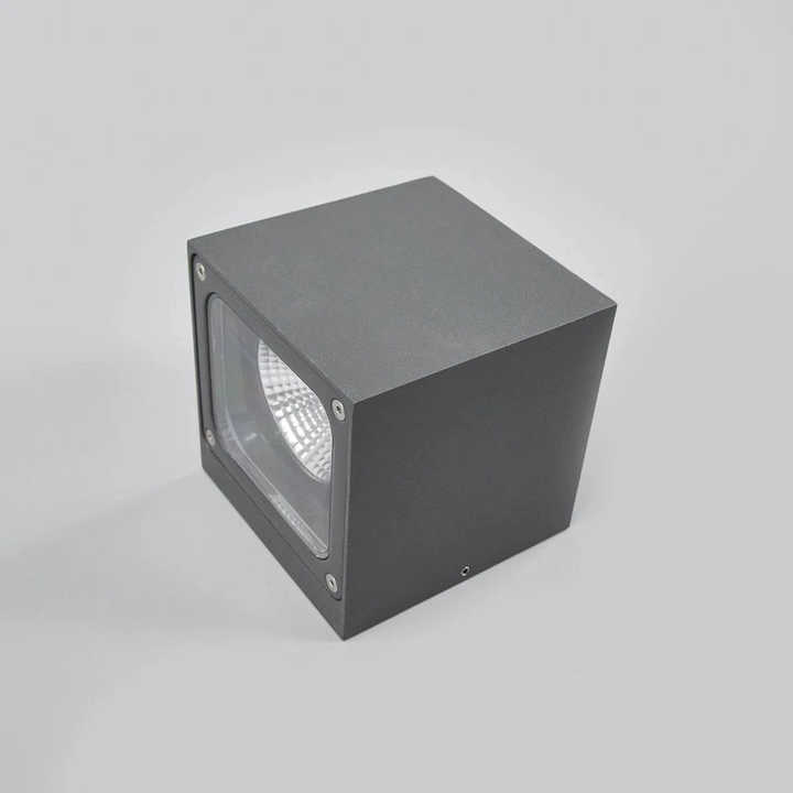 Wandleuchte Wandlampe Led Außenleuchte Außenwandleuchte Lucande Merjem Grau  B-Ware