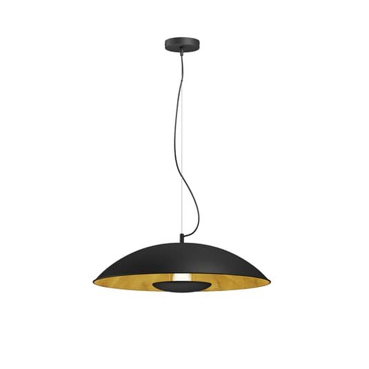 Lindby Pendelleuchte Emilienne Deckenlampe Hängeleuchte Lampe1-flmg E27 schwarz