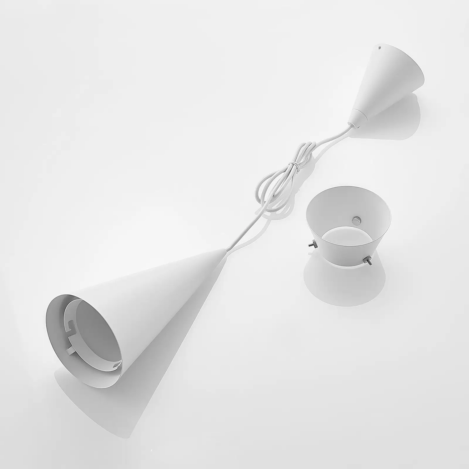 B-Ware Lucande Naoh Hängeleuchte Einflammig Weiß Hängelampe Deckenlampe Deckenleuc979