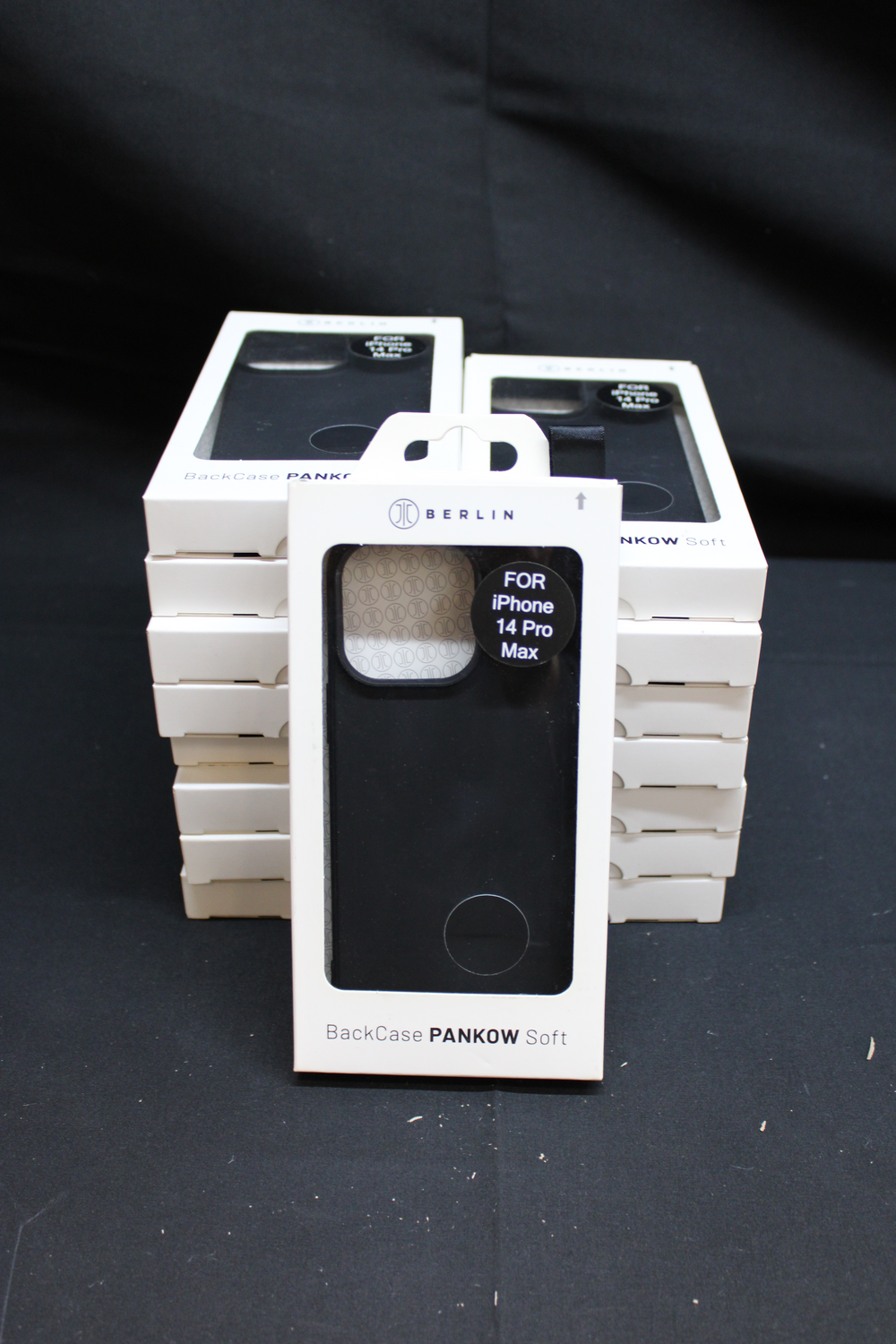 JT Berlin Pankow Soft Backcover Apple iPhone 14 Pro Max Schwarz 16 STÜCK