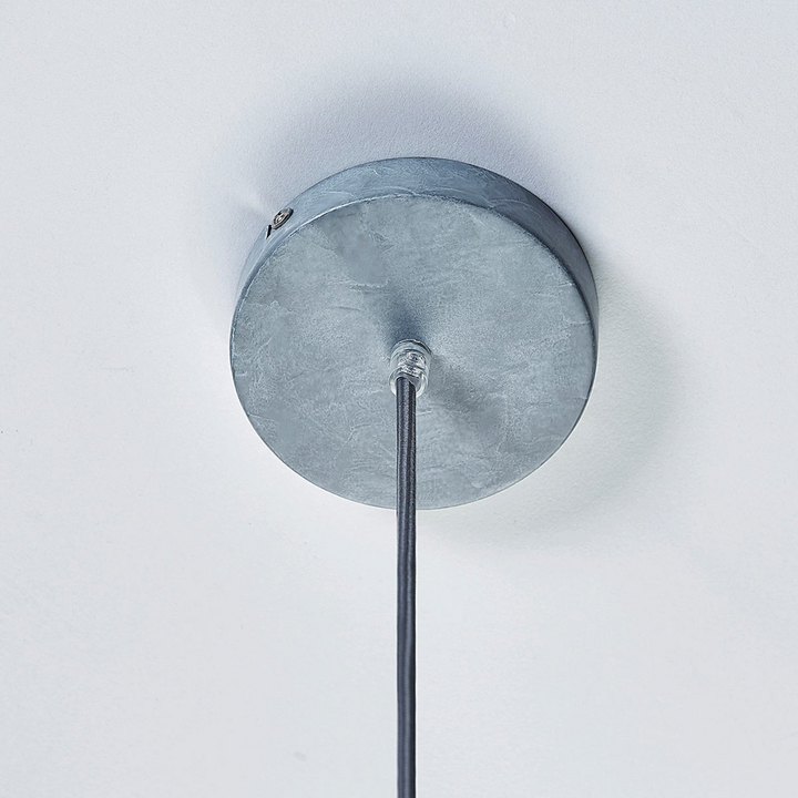 Lindby Betongraue Metallhängeleuchte Percival Deckenlampe Pendelleuchte E27 B-Ware