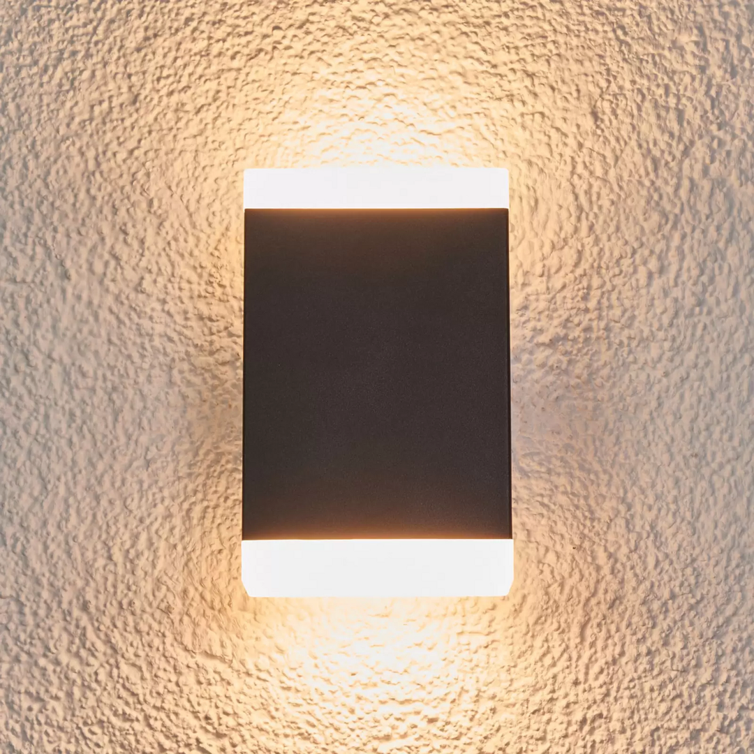 Lindby Zeitlose LED-Wandleuchte Aya für außen - IP44 Wandlampe Wandleuchte Lampe