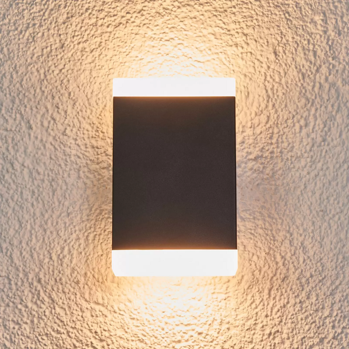 Lindby Zeitlose LED-Wandleuchte Aya für außen - IP44 Wandlampe Wandleuchte Lampe