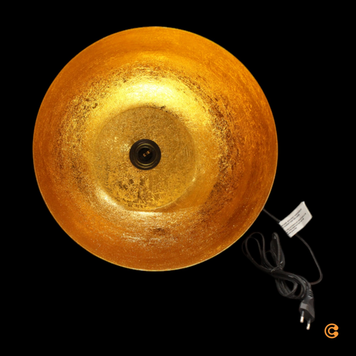 KARE Apollon Bodenleuchte Lampe gold Stahl Ø 35 cm 200 cm Kabel IP20 E27 25W