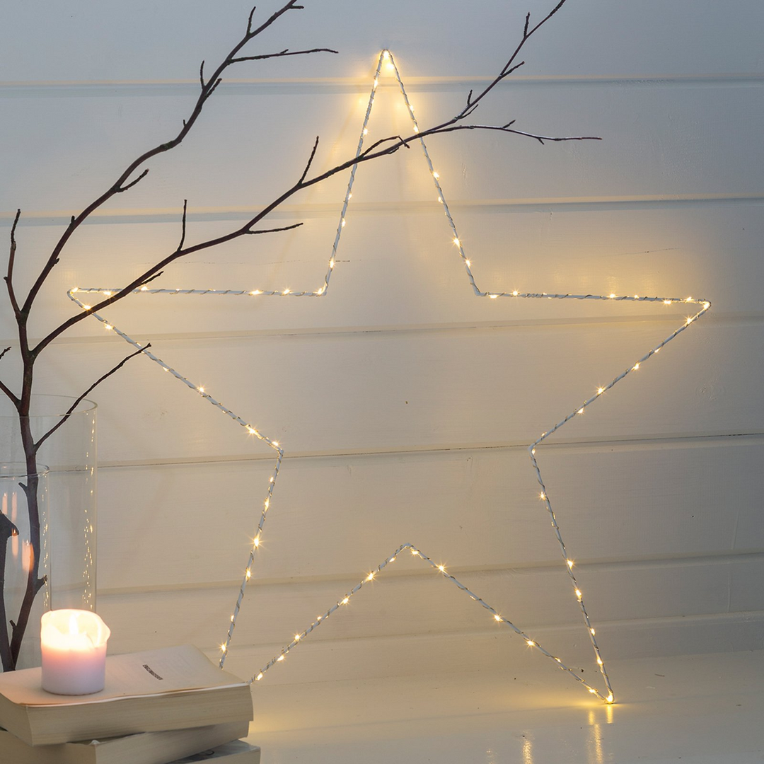 Sirius Led Dekorationsleuchte Liva Star Leuchtstern Fensterdekoration Weiß 70980 B-Ware - 5707310312803