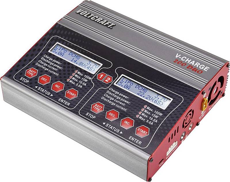 B-Ware Voltcraft Modellbau Multifunktionsladegerät Ladegrät Netzteil V Charge 200 Duo