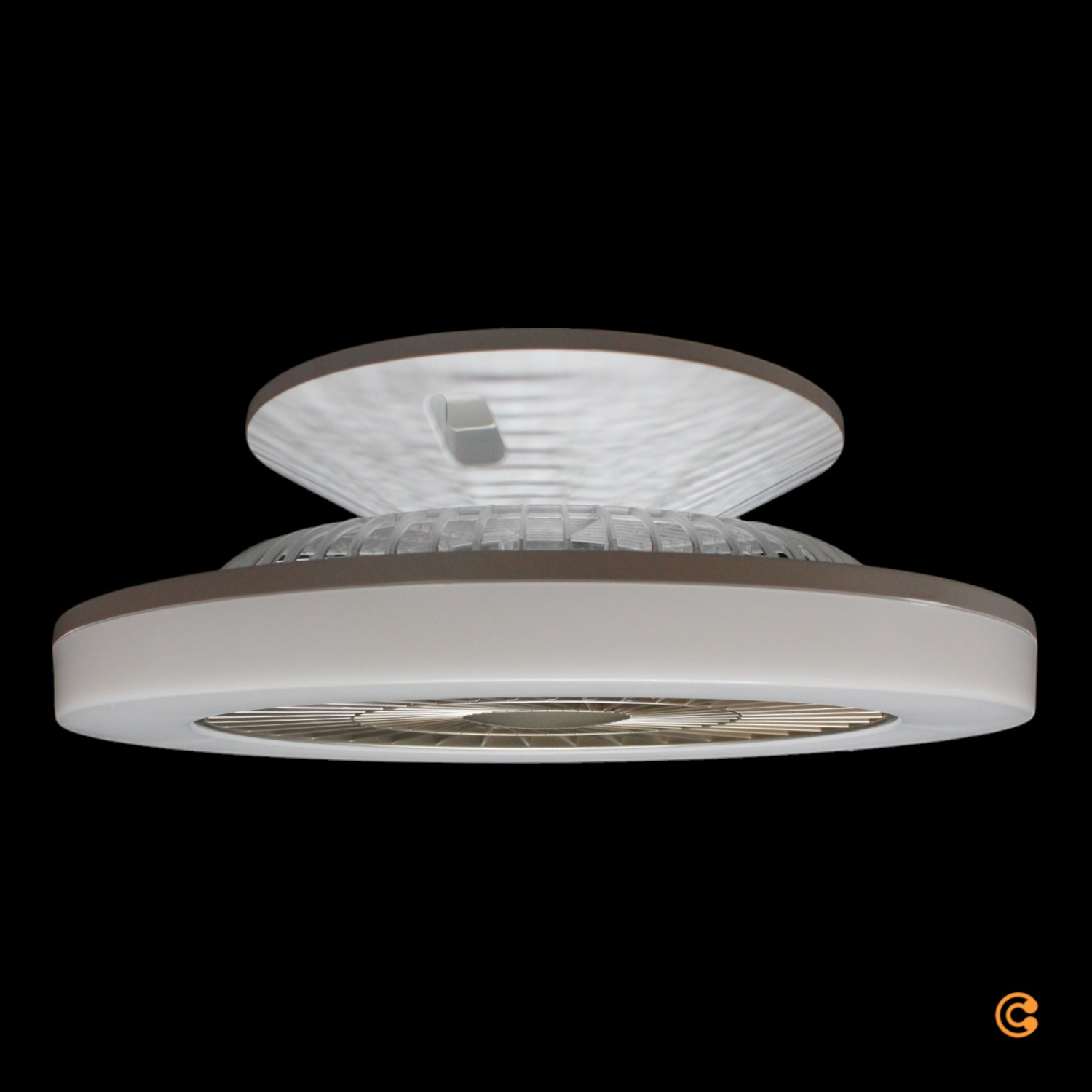 Just Light Led Deckenventilator Leonard Weiß ø50cm Ventilator Serienschalter  B-Ware - 4043689969509