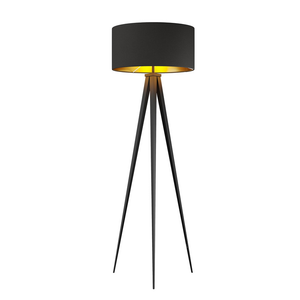 B-Ware Lindby Benik Tripod Stehlampe S Tandleuchte Stehleuchte Wohnzimmerlampe Schw807
