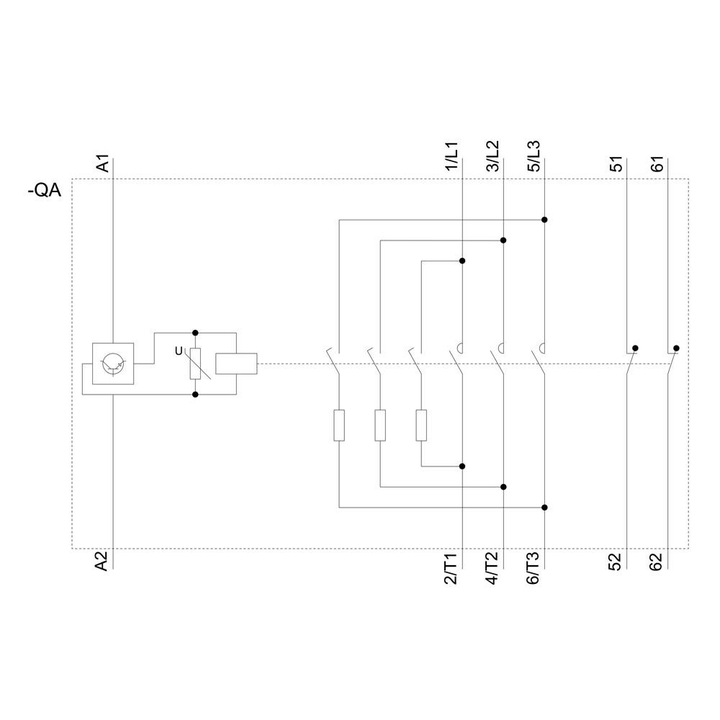 Siemens Kondensatorschütz 3 Schließer Schraubanschluss Schütz Schalter 33 V/Ac   B-Ware