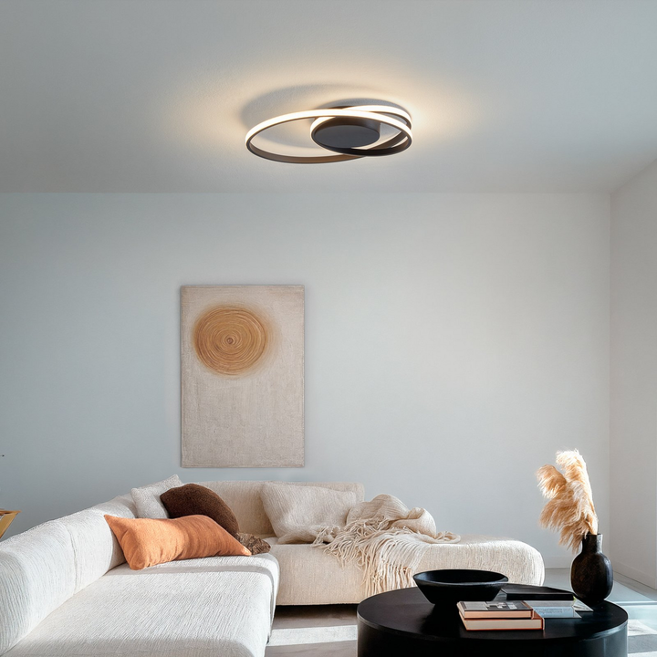 Lindby Youna LED-Deckenlampe Deckenlampe Wohnzimmerleuchte Deckenlicht LED 826