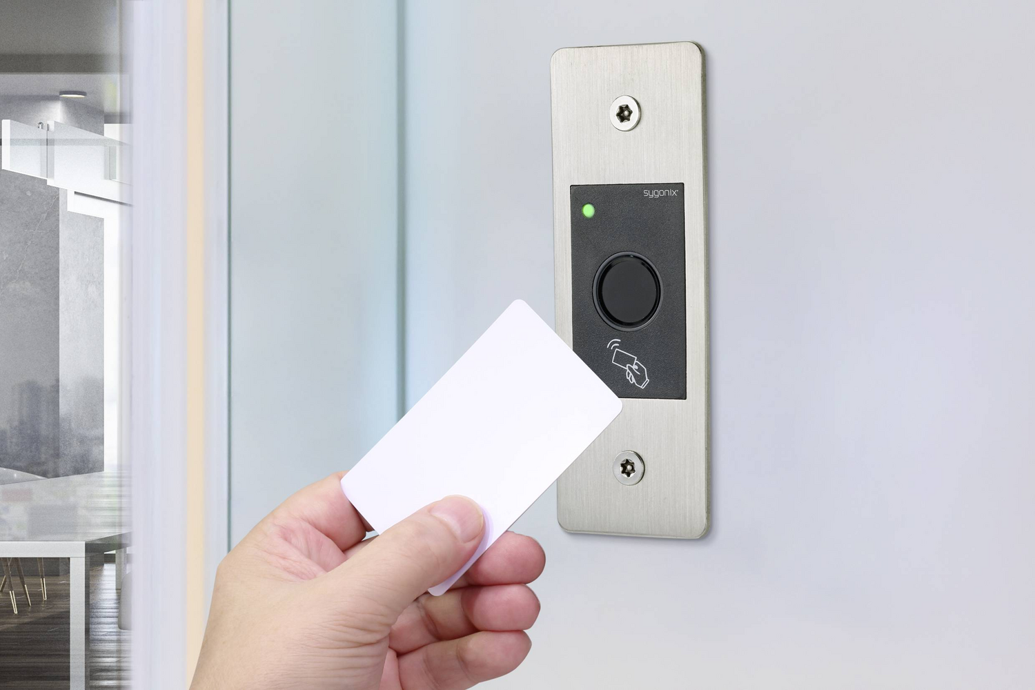 B-Ware Sygonix Sy 4760952 Fingerprint/Rfid Zugangssystem Unterputz 12 V/Dc, 18 V/Dc 709