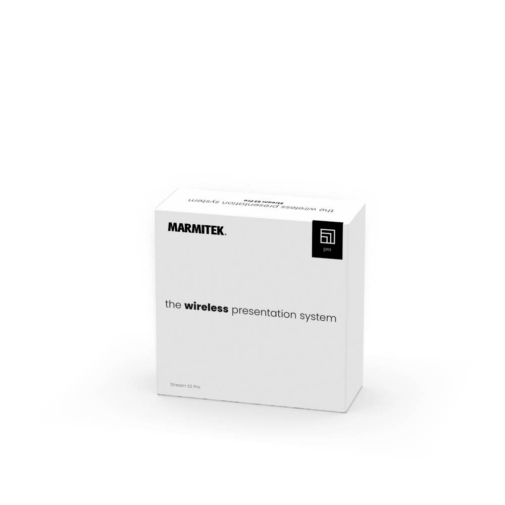 Marmitek Stream S2 Pro HDMI-Funkübertragung Set Präsentations-System Schwarz
