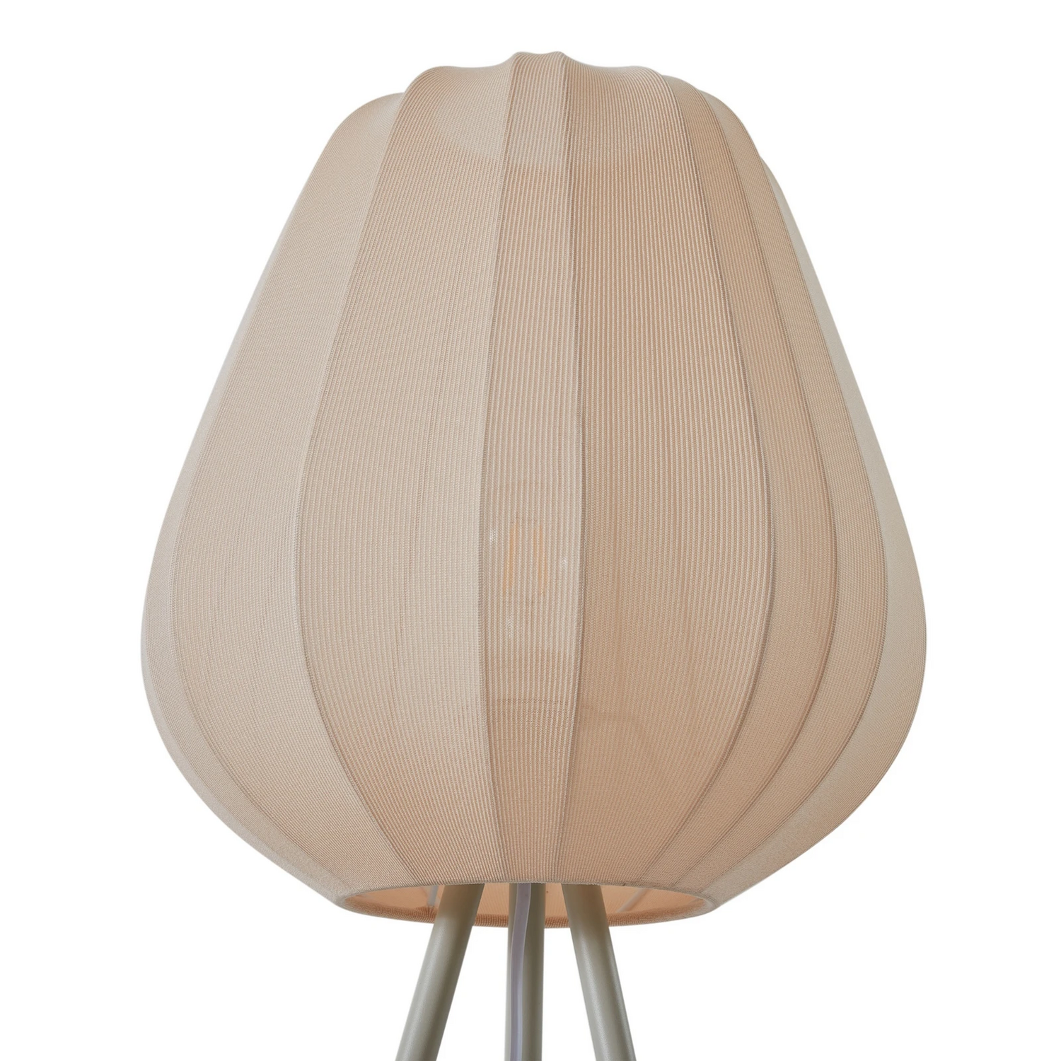B-Ware Lindby Stehleuchte Helin Beige Textil Tripod 144 Cm E27 Stehlampe Lampe Leuchte