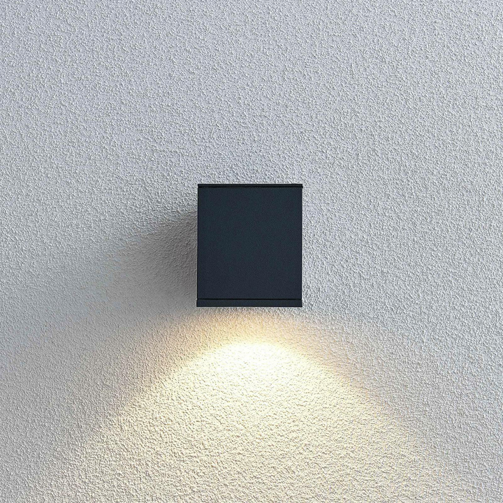 Lindby LED Außenwandlampe Mekita Außenlampe Wandlampe Wandleuchte Lampe Leuchte