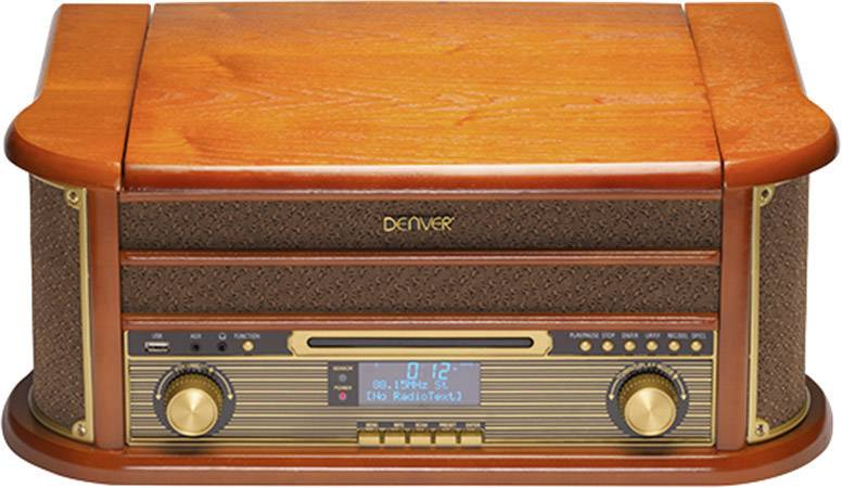 B-Ware Denver Mrd 51 Riemenantrieb Usb Plattenspieler Schallplattenspieler Plattenspiel