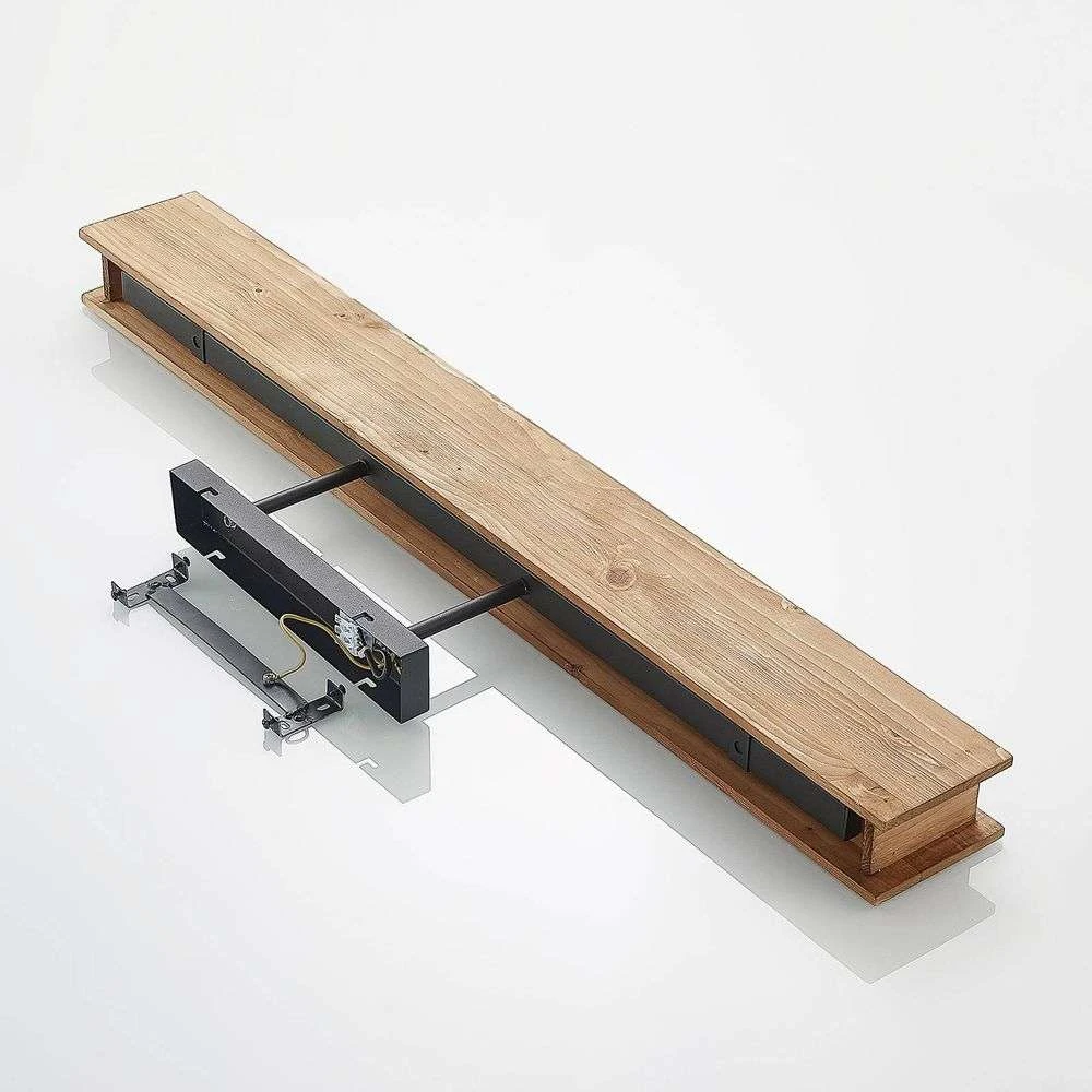 B-Ware Lindby Malwin Holz Deckenlampe Deckenlampe Lampe Leuchte Lang 6 Flammig Gu10