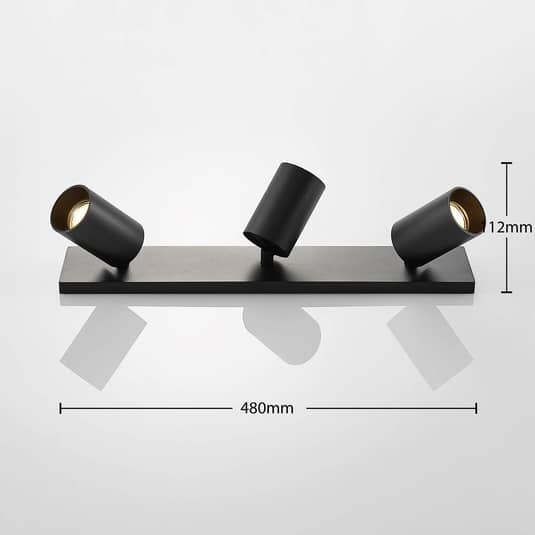 B-Ware Arcchio Brinja Strahler Deckenlampe Deckenstrahler Hängeleuchte Schwarz Gold