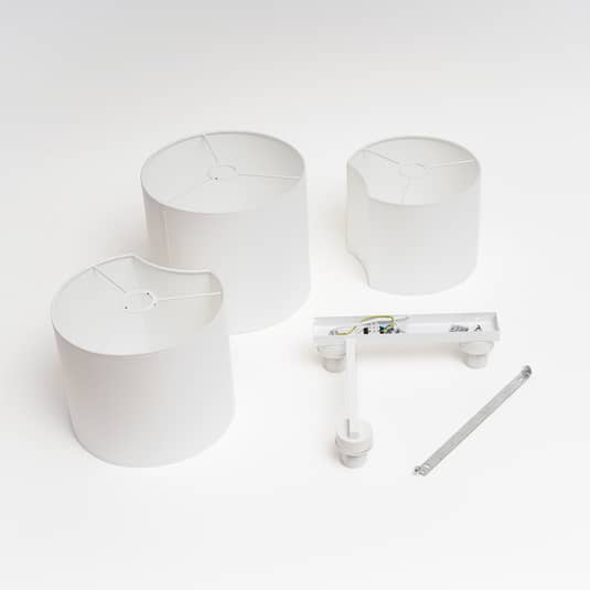 Euluna Deckenlampe Deckenleuchte Lampe Leuchte Mona Led Dreiflammig Weiß Metall B-Ware