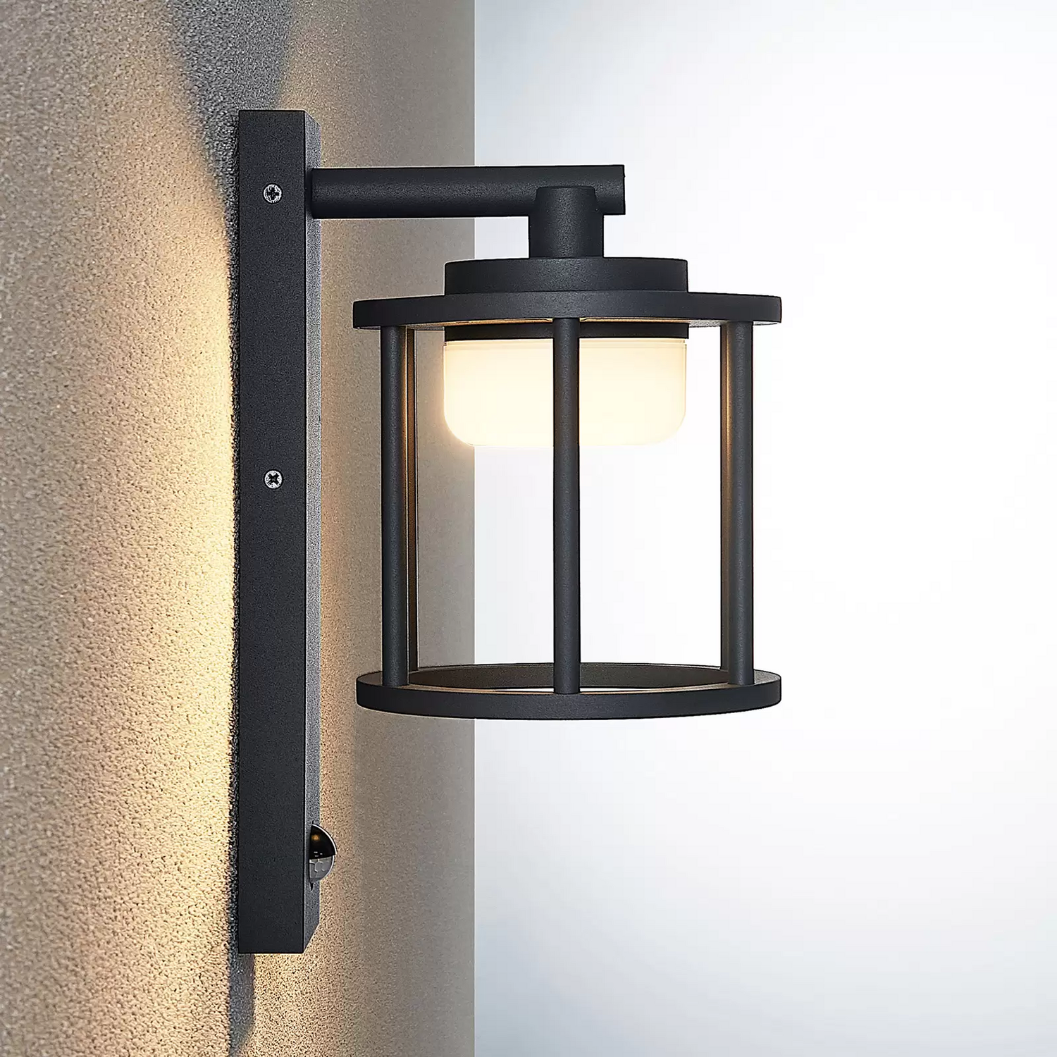 B-Ware Lucande Berenike Außenwandleuchte Wandleuchte Wandlampe Lampe Licht Mit Sensor