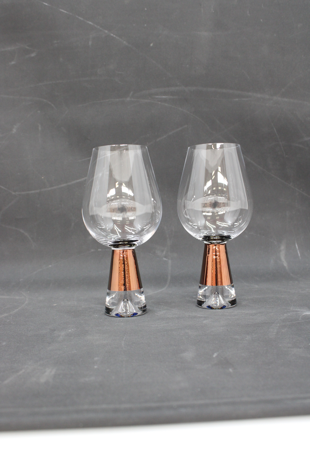 Tom Dixon   Tank Weinglas 2er Set Glas Weinglas Rotweinglas Weißweinglas Schwarz B-Ware
