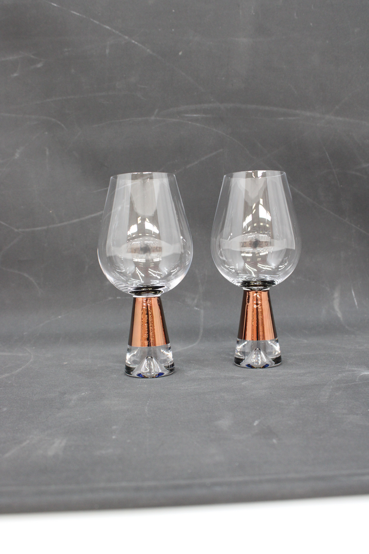 Tom Dixon   Tank Weinglas 2er Set Glas Weinglas Rotweinglas Weißweinglas Schwarz B-Ware