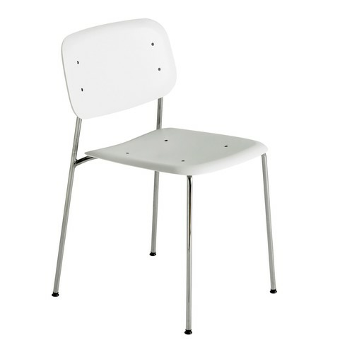 Soft Edge P10 Stuhl Küchenstuhl Essstuhl Wohnzimmerstuhl Gestell Stahl verchromt