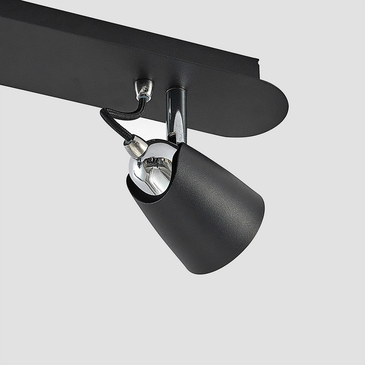 Lindby Noria Deckenstrahler Deckenlampe Deckenlampe Strahler schwarz dimmbar