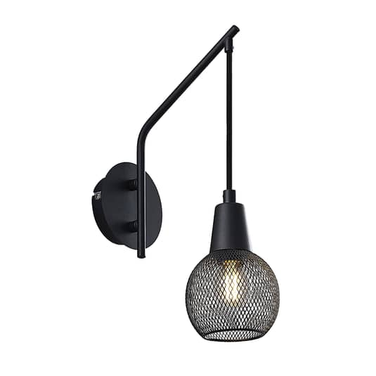 Lindby Zerda Wandleuchte  Wandleuchte Leuchte Lampe Leuchter Gitterschirm hängen