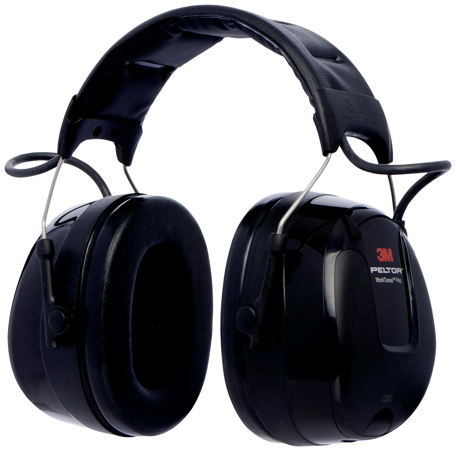 Casque antibruit 3M PELTOR WorkTunes Pro, protection auditive 32 dB, 1 pièce, noir 187