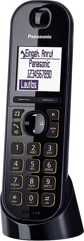 B-Ware Panasonic Schnurloses Telefon Vo Ip Panasonic Kx Tgq200 Gb Babyphone Schwarz222