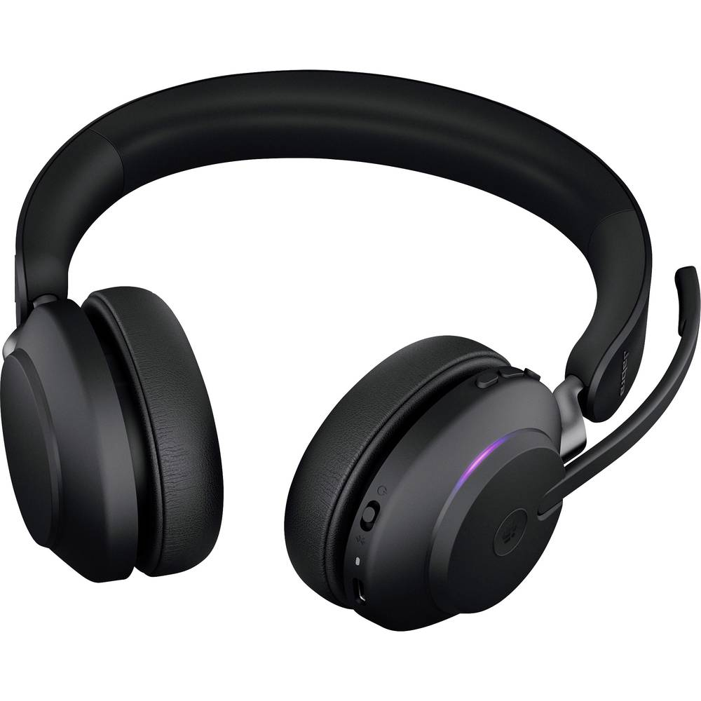 Jabra Evolve2 65 MS Telefon On Ear Headset Kopförer kabellos Ohrhöhrer
