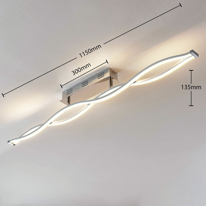 Lucande Led Deckenlampe Roan Lampe Leuchte Warmweiß 40 W Dimmbar Deckenleuchte B-Ware